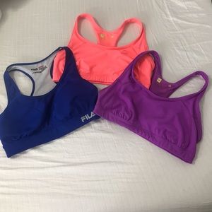 3 sports bras